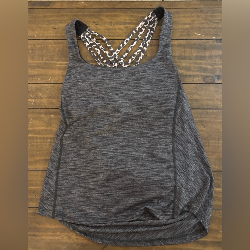 Women's Gray Lululemon Brink Tank Top